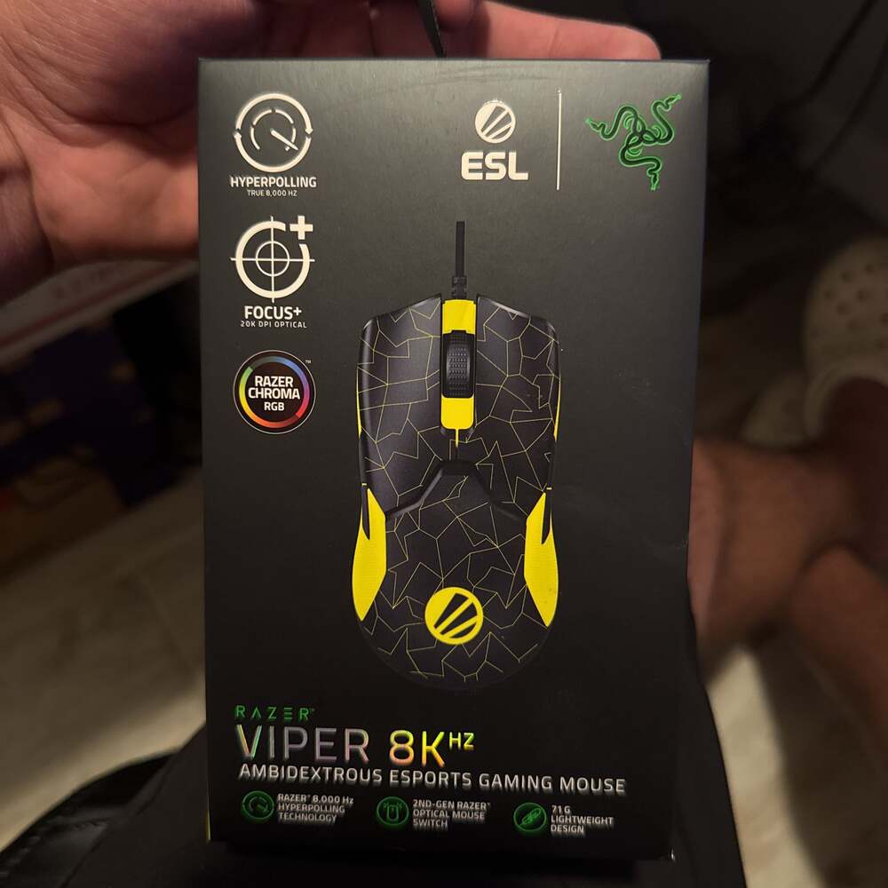 Razer Viper 8KHz Ultralight Ambidextrous Wired Gaming Mouse ESL Edition